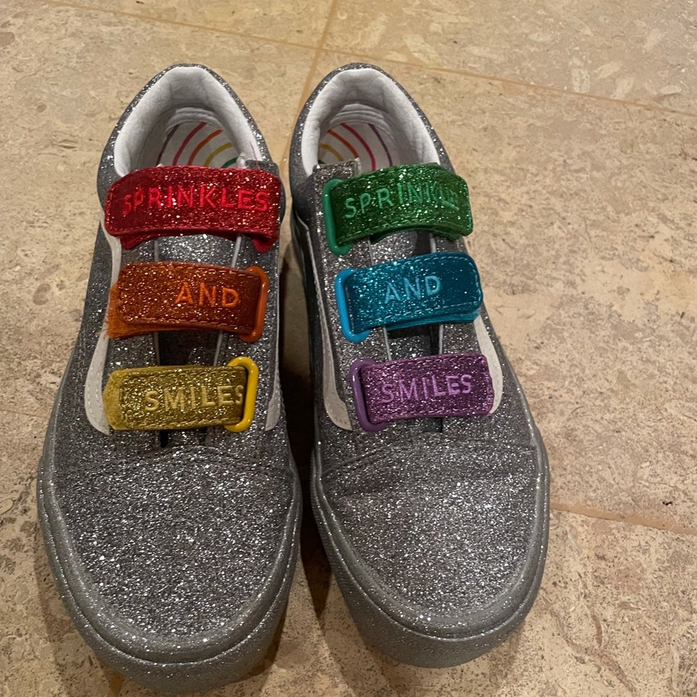 Vans FLOUR SHOP Old Skool V Glitter Sneakers